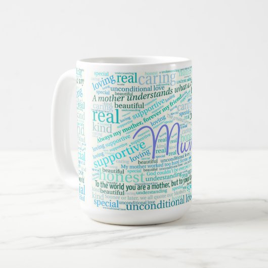Liebe der Mütter Kaffeetasse (Vorderseite Links)