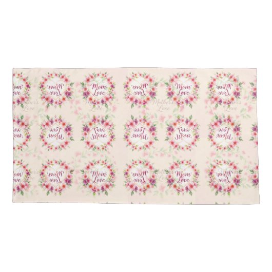 Liebe der Mutter Kissenbezug (Rückseite-Links)