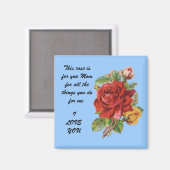 Liebe der Mütter Magnet (Vorderseite/Rückseite)