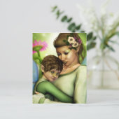 Liebe der Mutter Postkarte (Stehend Vorderseite)