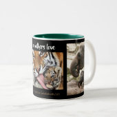 "Liebe der Mütter" Zweifarbige Tasse (VorderseiteRechts)