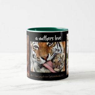 "Liebe der Mütter" Zweifarbige Tasse
