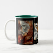 "Liebe der Mütter" Zweifarbige Tasse (Links)