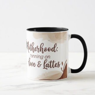 Liebe der Mutterschaft & Lattes Kaffeezubereitung Tasse