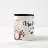Liebe der Mutterschaft & Lattes Kaffeezubereitung  Tasse (Zentrum)