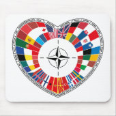 Liebe der NATO-Länder mit der NATO Mousepad (Vorne)