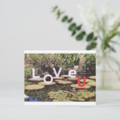 Liebe der Natur Postkarte (Stehend Vorderseite)