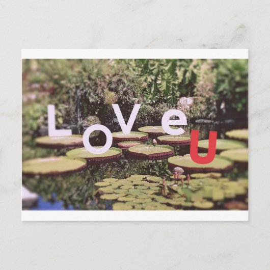 Liebe der Natur Postkarte (Vorderseite)