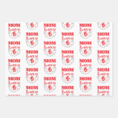 Liebe der niedlichen Mama Geschenkpapier Set (Vorderseite 3)