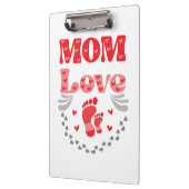 Liebe der niedlichen Mama Klemmbrett (Links)