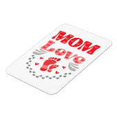 Liebe der niedlichen Mama Magnet (Linke Seite)