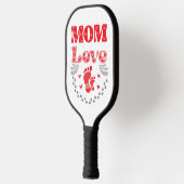 Liebe der niedlichen Mama Pickleball Schläger (Links)