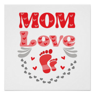 Liebe der niedlichen Mama Poster