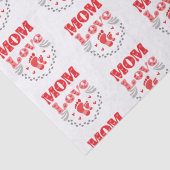 Liebe der niedlichen Mama Seidenpapier (Detail)