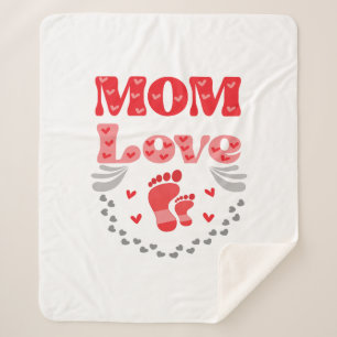 Liebe der niedlichen Mama Sherpadecke