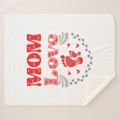 Liebe der niedlichen Mama Sherpadecke (Vorderseite (Horizontal))