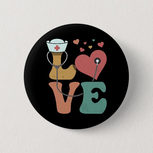 Liebe der Notfallversorgung Button (Vorderseite)