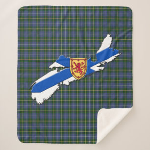 Liebe der Nova Scotia tartan Sherpa Blanket Sherpadecke