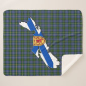 Liebe der Nova Scotia tartan Sherpa Blanket Sherpadecke (Vorderseite (Horizontal))