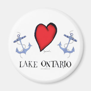 Liebe der Ontariosee Magnet