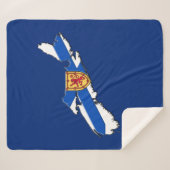 Liebe der Ostküste Nova Scotia Sherpa Blanket Sherpadecke (Vorderseite (Horizontal))