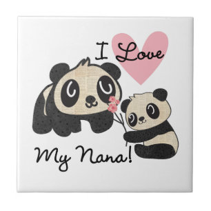 Liebe der Panda-I meine Nana Fliese
