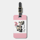 Liebe der Panda-I meine Nana Gepäckanhänger (Vorderseite vertikal)