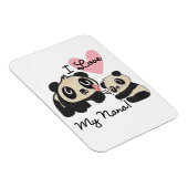 Liebe der Panda-I meine Nana Magnet (Rechte Seite)