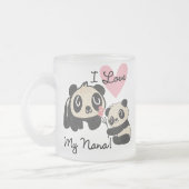 Liebe der Panda-I meine Nana Mattglastasse (Links)