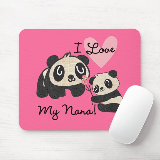 Liebe der Panda-I meine Nana Mousepad (Mit Mouse)