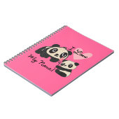 Liebe der Panda-I meine Nana Notizblock (Linke Seite)