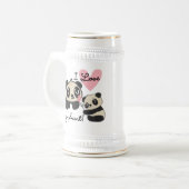 Liebe der Panda-I meine Tante Bierglas (Vorderseite Links)