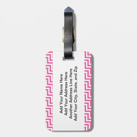 Liebe der Panda-I meine Tante Gepäckanhänger (Rückseite vertikal)