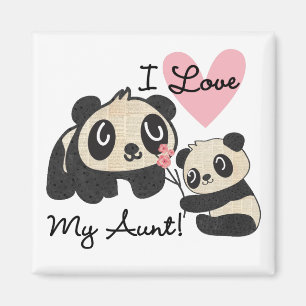 Liebe der Panda-I meine Tante Magnet
