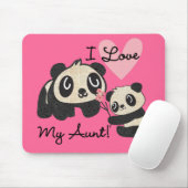 Liebe der Panda-I meine Tante Mousepad (Mit Mouse)