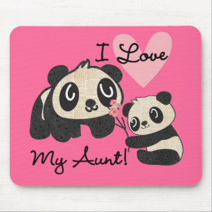 Liebe der Panda-I meine Tante Mousepad