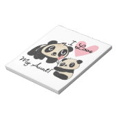 Liebe der Panda-I meine Tante Notizblock (Rotiert)