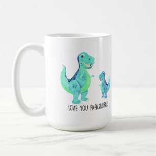Liebe der Papasaurus-Tasse Kaffeetasse