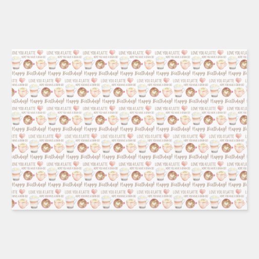 Liebe der Papiertücher Geschenkpapier Set (Vorderseite 2)