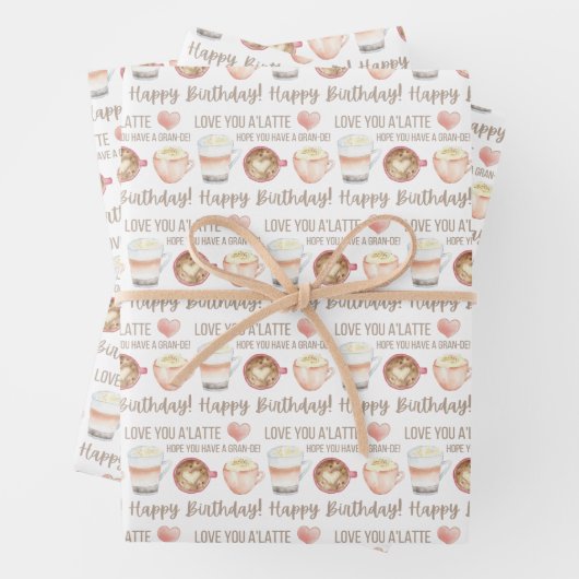 Liebe der Papiertücher Geschenkpapier Set (Beispiel)