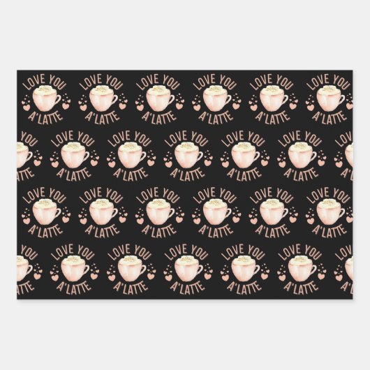 Liebe der Papiertücher Geschenkpapier Set (Vorderseite)