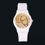 Liebe der personalisierten Girl's Tennis Armbanduhr<br><div class="desc">Diese sportliche Tennisuhr für Mädchen mit winzigen verstreuten Herzen betont eine abstrakte Tennisgrafik-Composite - nach ihrem Namen anpassen - von katz_d_zynes</div>
