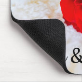 Liebe der personalisierten Rote Rose ist Maus-Pad Mousepad (Ecke)