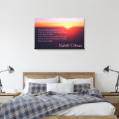 Liebe - Der Prophet von Kahlil Gibran Leinwanddruck (Insitu (Schlafzimmer))