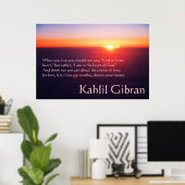 Liebe - Der Prophet von Kahlil Gibran Poster (Heimbüro)