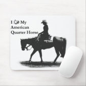 Liebe der QH-Mausknöpfe Mousepad (Mit Mouse)