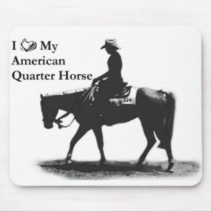 Liebe der QH-Mausknöpfe Mousepad