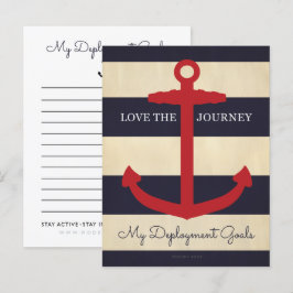 Liebe der Reise - Stationierung - Ziele Postkarte