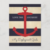 Liebe der Reise - Stationierung - Ziele Postkarte (Vorderseite)