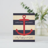 Liebe der Reise - Stationierung - Ziele Postkarte (Stehend Vorderseite)